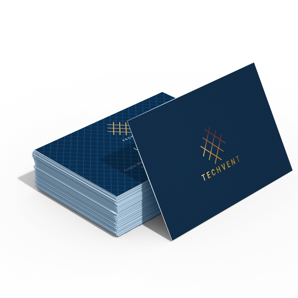 Luxury Business Cards โ Velvet Touch with Gold or Silver Foil