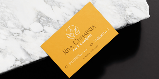 Luxury Visiting Card (Velvet Finish)