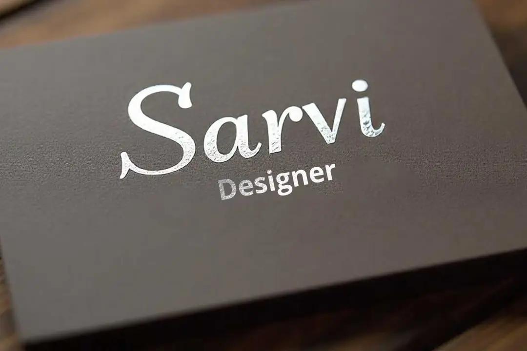 Luxury Business Cards โ Velvet Touch with Gold or Silver Foil