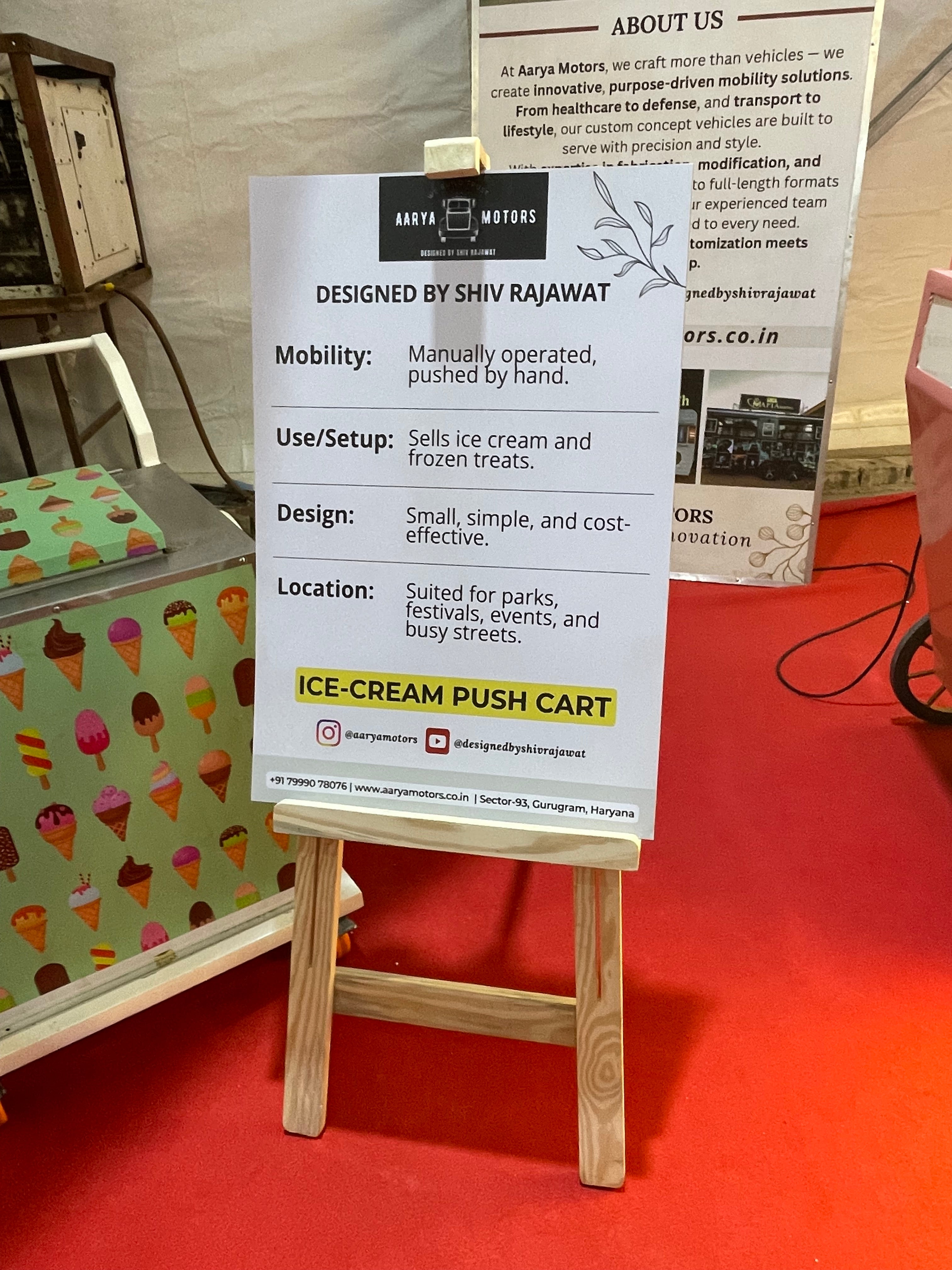 Professional Wooden Easel Stand | Events, Displays & Retail Signage