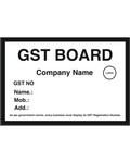 GST Board – Shop/Office Banner or Flex Board (With/Without Wooden Frame)