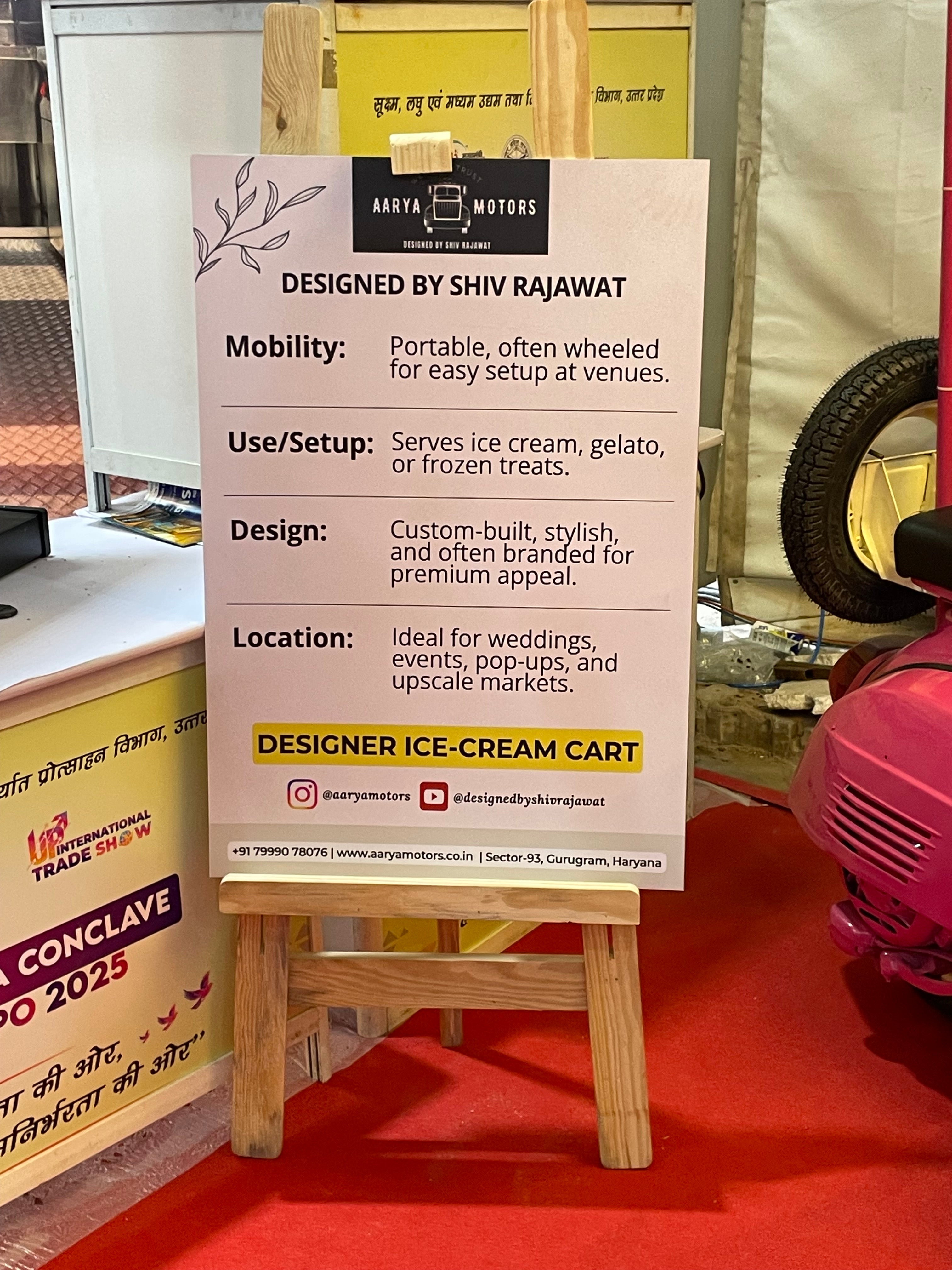 Professional Wooden Easel Stand | Events, Displays & Retail Signage