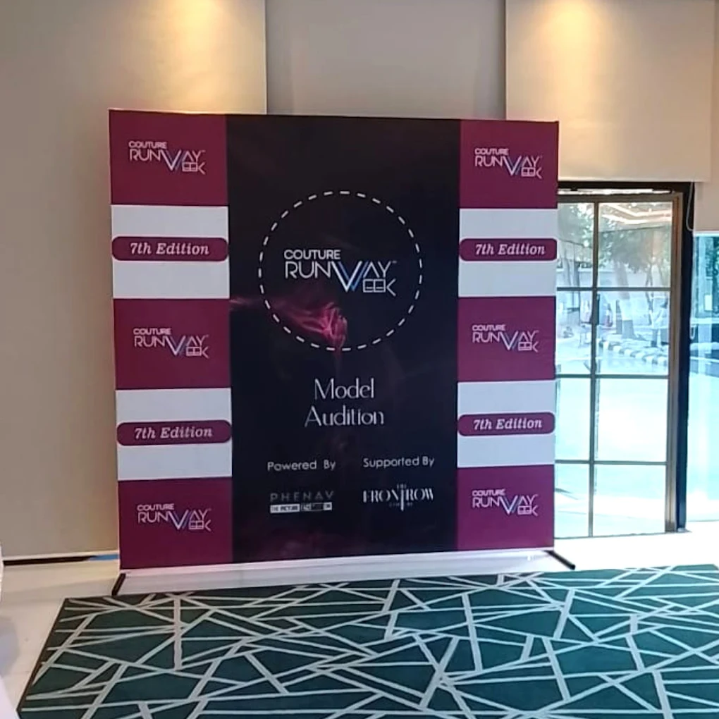 Backdrop Premium Custom Printed Backdrop – Custom Design for Events, Photoshoots & Branding